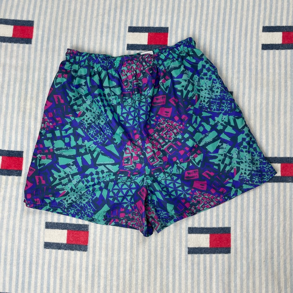 Vintage Reebok swim trunk short
